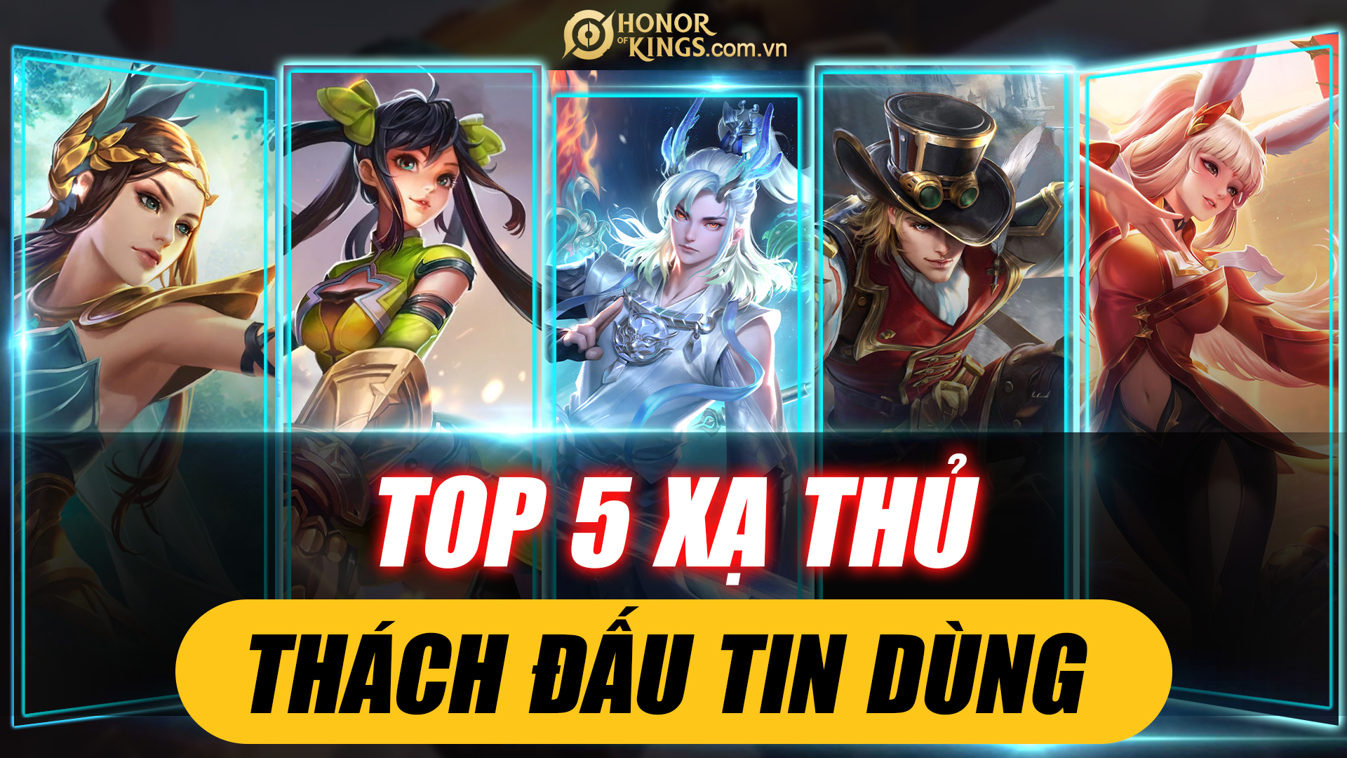 Top 5 Xạ thủ được ưa chuộng ở trên rank cao tại Honor Of Kings